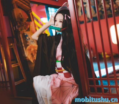 桜桃喵 NO.006 - 鬼灭之刃 灶门祢豆子 写真