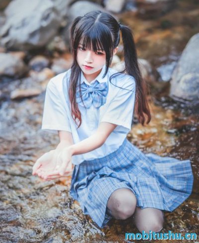桜桃喵 NO.008 - 河边死库水 写真