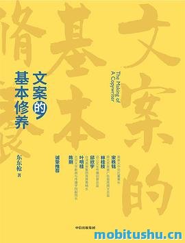 文案的基本修养（一本书讲透广告创意与文案之道）.mobi 东东枪 初级创意从业人员的指导书籍